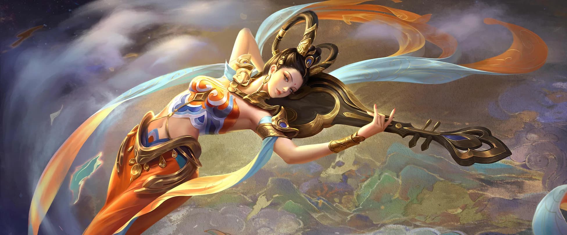 Flying Apsaras